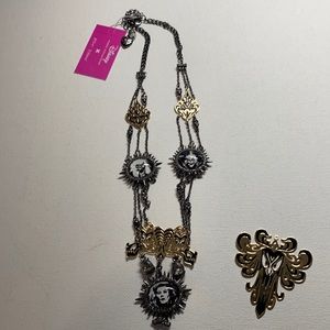 Betsy Johnson Haunted Mansion Necklace.